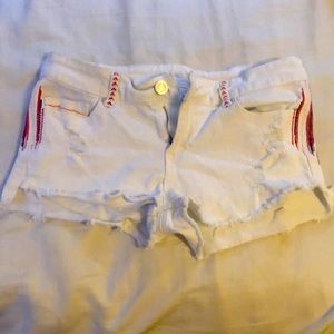 White shorts